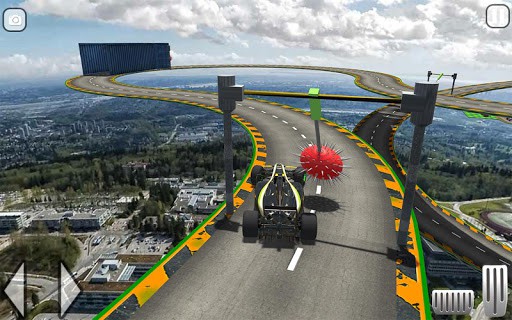 比賽在高速瘋狂的軌道 screenshot 1