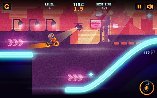 Neon Motocross screenshot 1