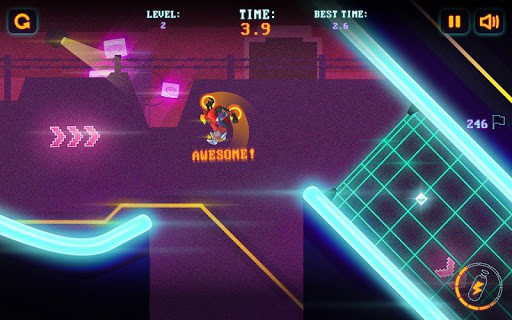 Neon Motocross screenshot 2