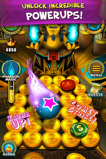 Pharaoh Gold Coin Party Dozer screenshot 1