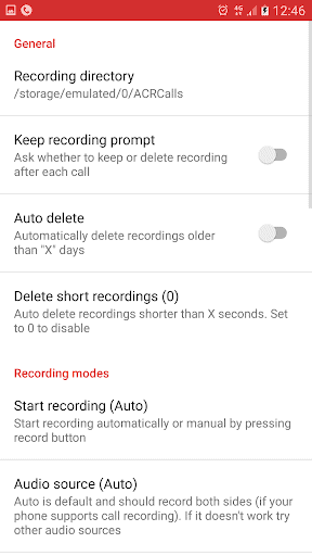 电话录音机 - ACR screenshot 6