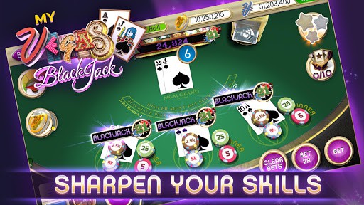 《myVEGAS Blackjack 21》：免费赌城赌场牌局游戏 screenshot 5