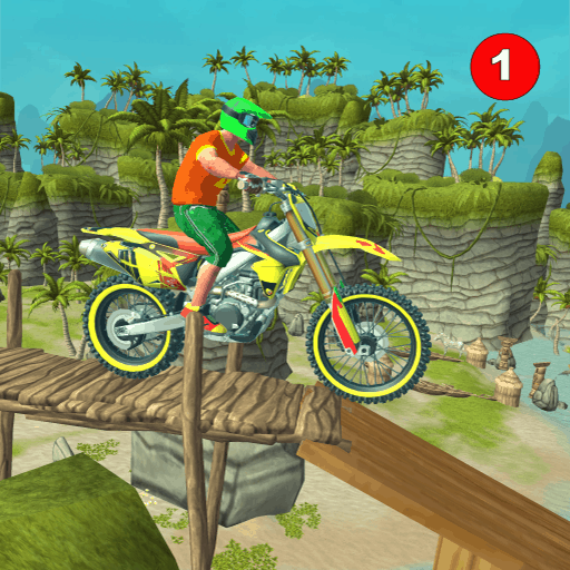 坡道自行车 -  不可能 自行车赛 ＆ 特技游戏