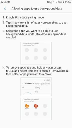 Ultra data saving screenshot 6