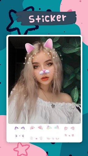 Selfie Sticker Beauty - Selfie Candy Camera screenshot 2