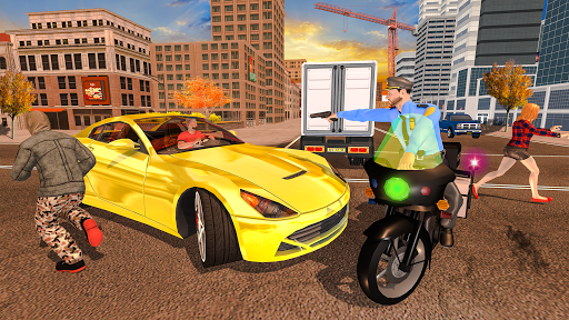 美国警察摩托车追逐:城市黑帮战斗 screenshot 1