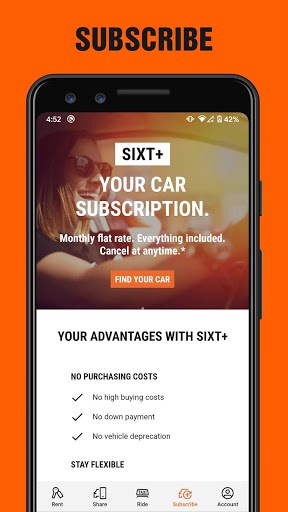 SIXT: 租车自驾, 共享汽车 & 即时约车 screenshot 3