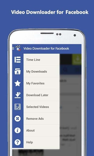 Facebook的视频下载器 screenshot 1