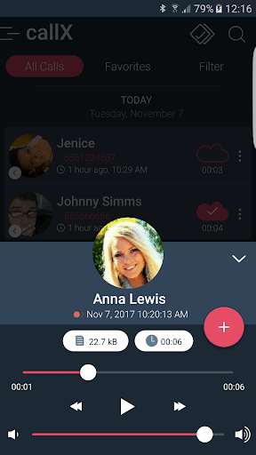 自动通话记录器，电话通话记录器 screenshot 1