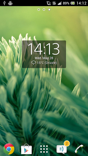 Digital Clock Widget Xperia screenshot 2