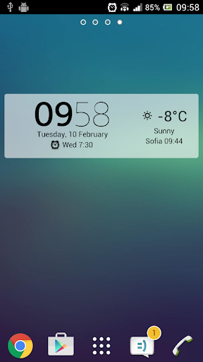 Digital Clock Widget Xperia screenshot 3