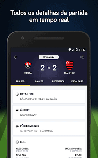 Futebol Plus - Resultados ao vivo, Jogos, Notícias screenshot 3