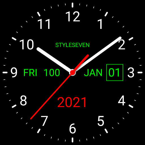 Analog Clock Live Wallpaper-7