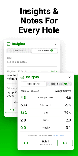 SwingU高尔夫GPS和记分卡 screenshot 4