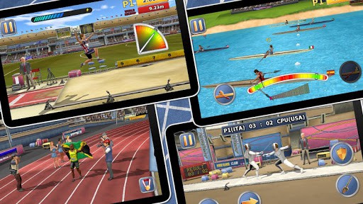 竞技体育: Athletics 2 - Free screenshot 1