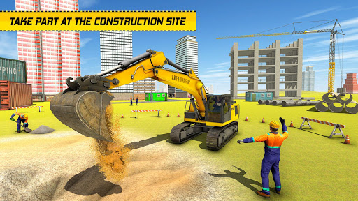 砂挖掘机模拟器 3D screenshot 3