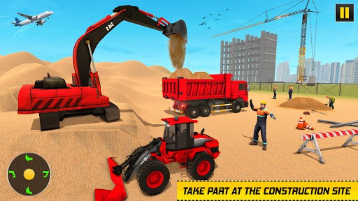 砂挖掘机模拟器 3D screenshot 4