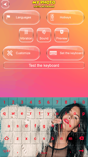 照片鍵盤主題 screenshot 1