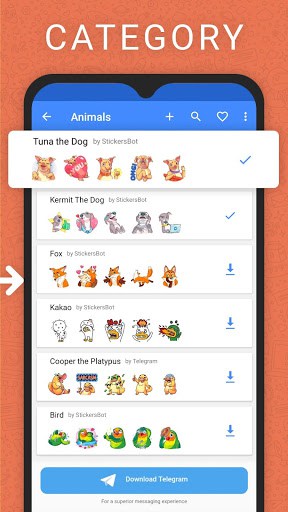 Stickers Cloud +500包 (WAStickerApps) screenshot 2