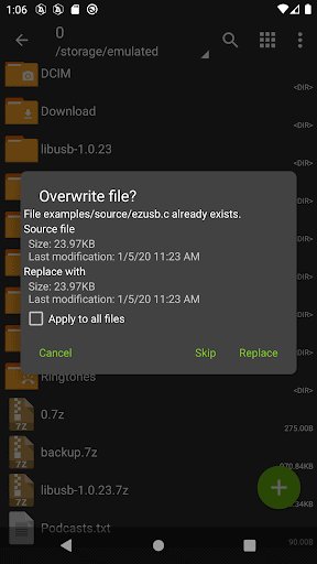 ZArchiver screenshot 1