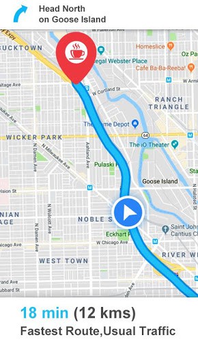 GPS路线查找器 screenshot 2