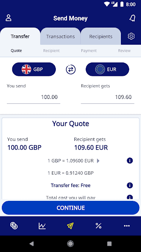 XE Currency 转换器和汇款 screenshot 3